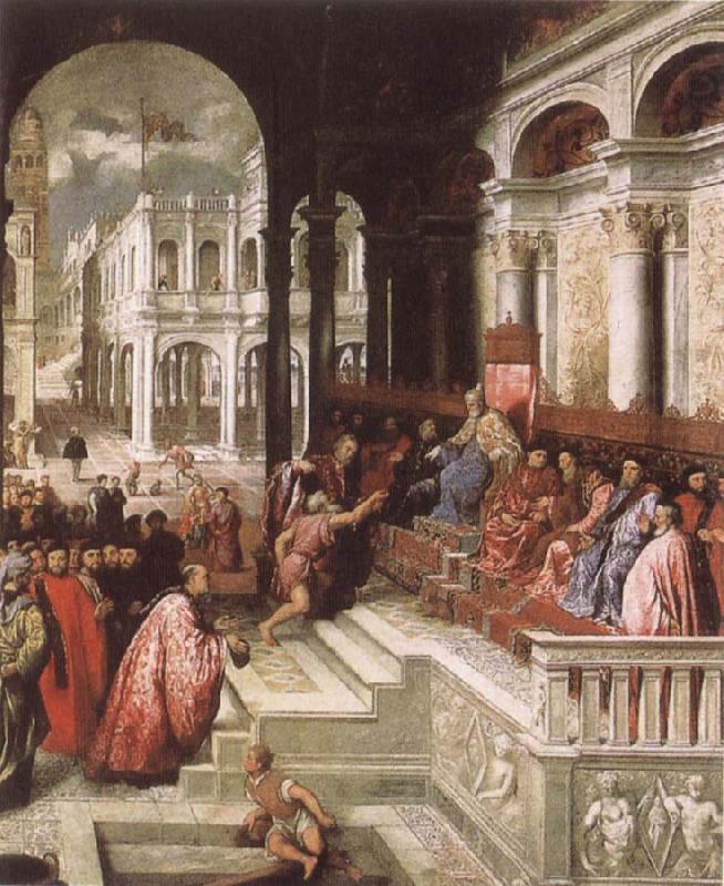 The Fisheman Presenting the Ring to the Doge Gradenigo, Paris Bordone